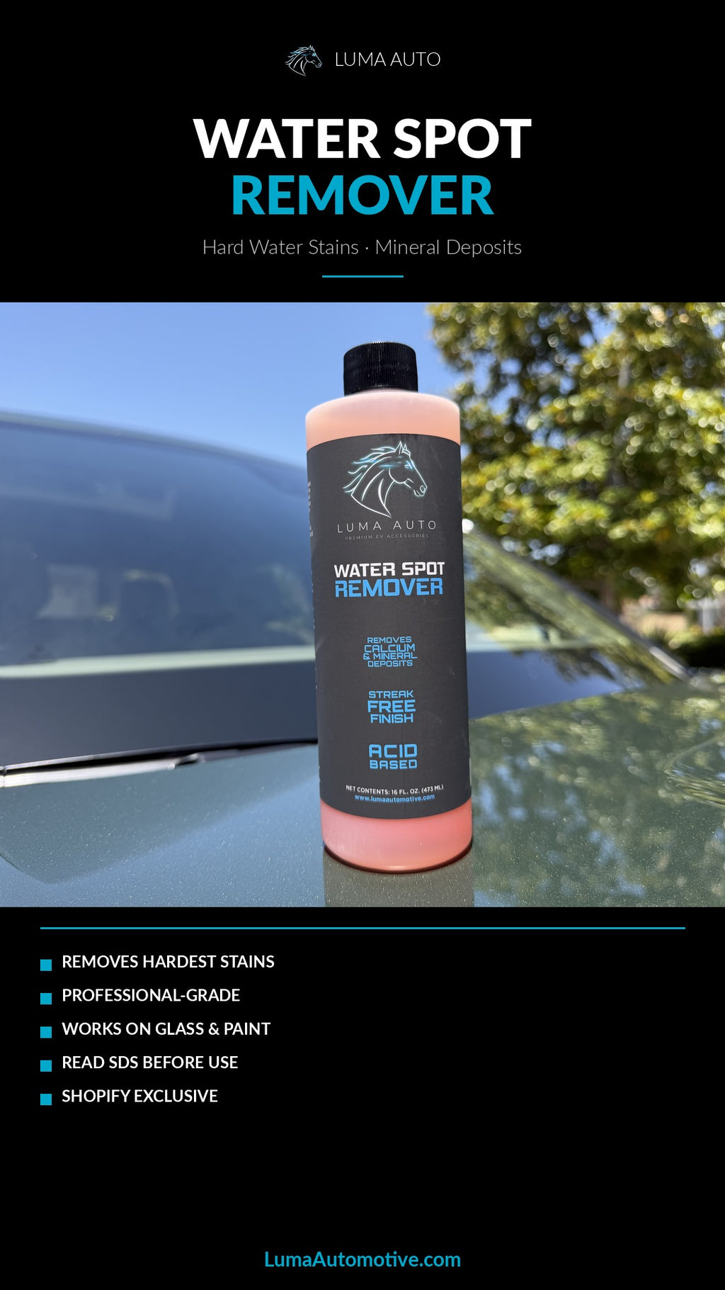 Water Spot Remover — Acid-Based Formula