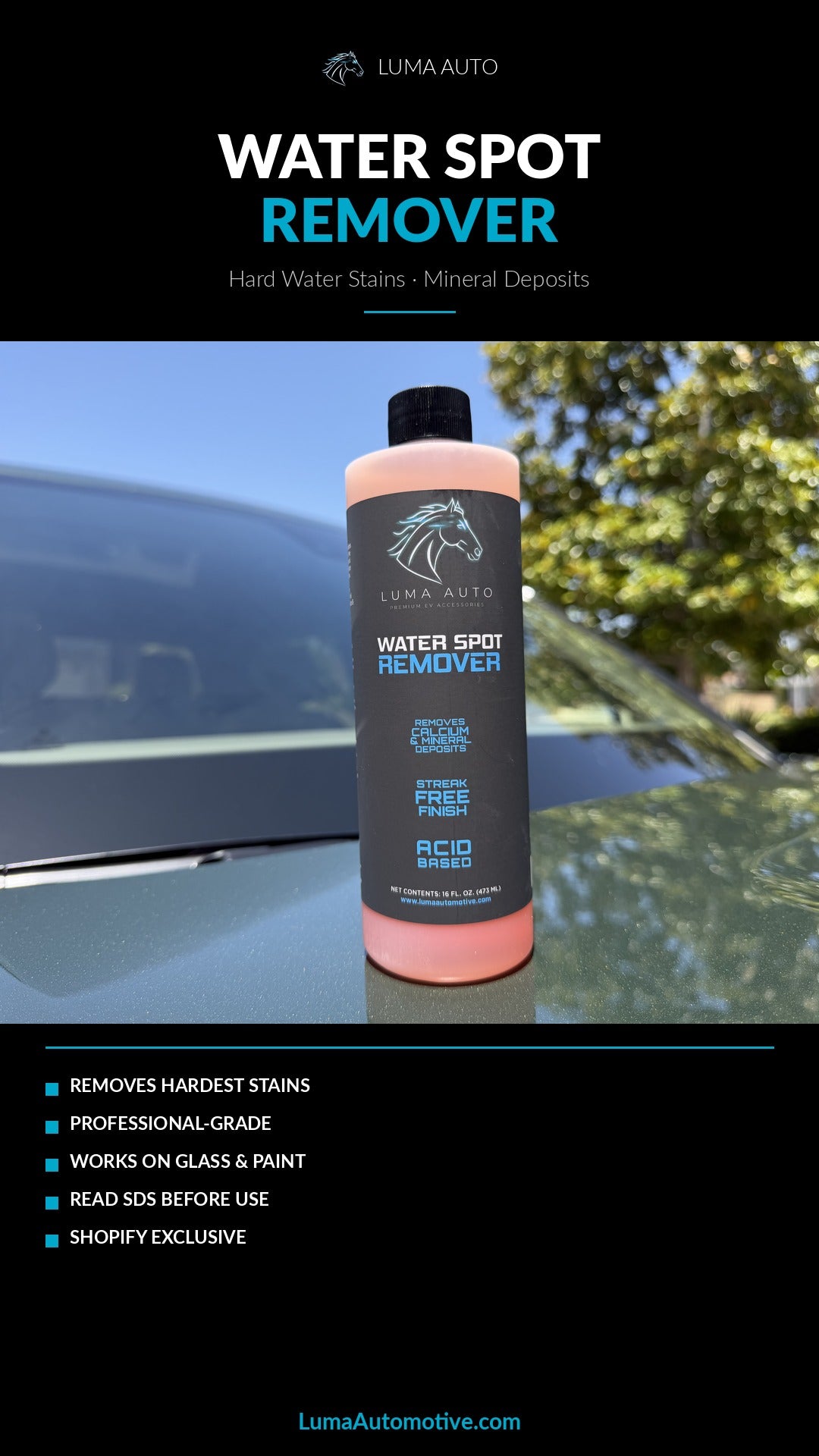 Water Spot Remover — Acid-Based Formula