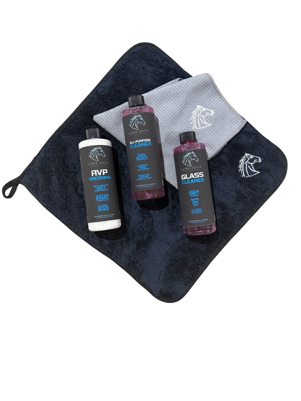 Coral Fleece Plush Towels — 3 Pack