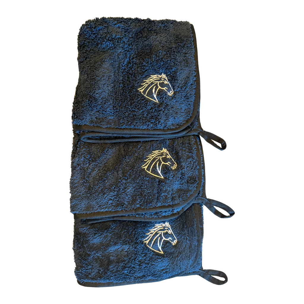 Coral Fleece Plush Towels — 3 Pack